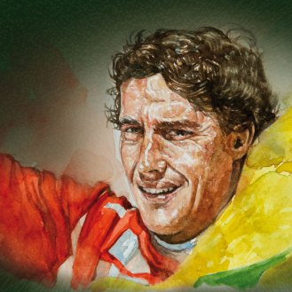 Aquarela Ayrton Senna